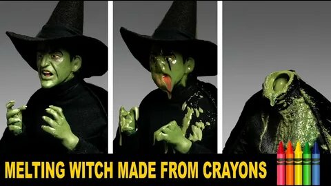 Wicked Witch Melting Effect Made With Crayons - YouTube