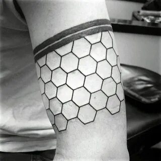 Image result for hexagon tattoo sleeve Pattern tattoo, Hexag