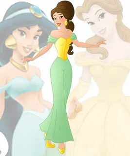 disney fusion: Belle and Jasmine Disney, Disney princesses a