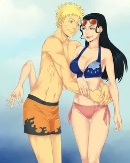 Naruto and Robin by LinART on DeviantArt