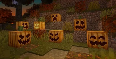 How To Make A Carved Pumpkin In Minecraft : Pumpkin Carving 