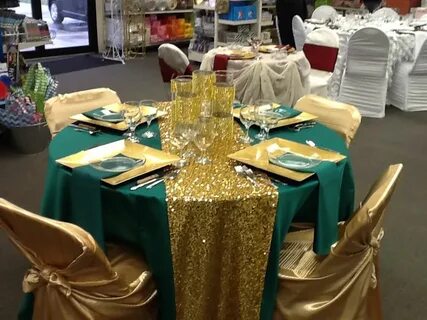gold diamond wrap on cylinders Birthday table decorations, G