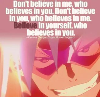 Quote Tengen Toppa Gurren Lagann Anime qoutes, Gurren lagann