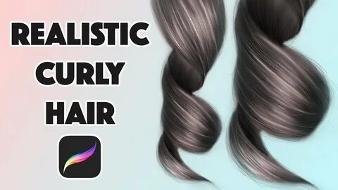 Draw Realistic Curly Hair in Procreate Procreate Tutorial St