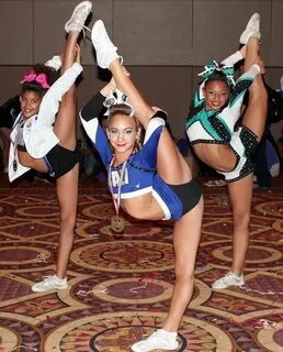 Gabi Butler and some friends, amazing needles! Cheer picture