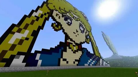 Sailor Moon Pixel Art - Minecraft HD - YouTube