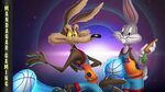 Dunker Bugs and Shooter Coyote Space Jam Event - Looney Tune