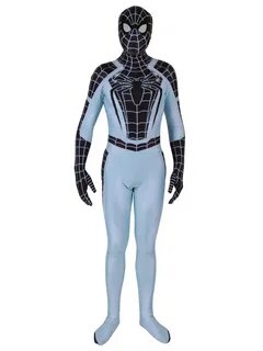 Spiderman Negative Cosplay Jumpsuit Lycra Spandex Polyester 