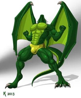 Muscle Dragon Pose 2 by Krayne -- Fur Affinity dot net