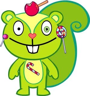 Nutty Face - Happy Tree Friends Flaky - (1024x1097) Png Clip