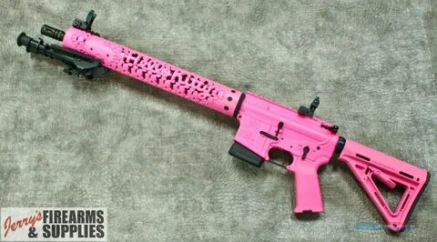 Gun Parts Carbine Length Handguard Kitty Pink Sporting Goods