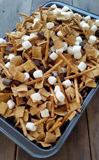 Smores Snack Mix - Three Kids and a Fish Recipe Snack mix re