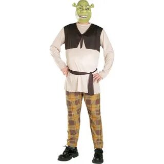 Shrek The Third Shrek Adult Plus Costume for the 2022 Costum
