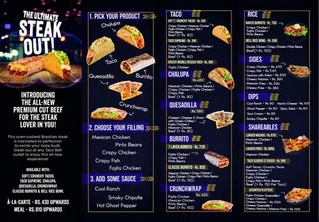 Taco Bell Menu Prices / Taco Bell, DLF Mall of India, Sector