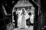 Чиддингстон Черч, Кент, Великобритания Свадебная фотография 