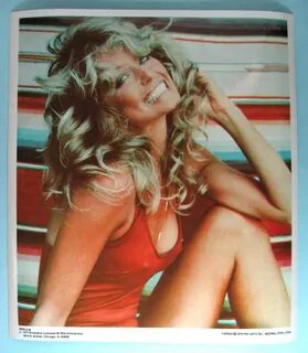 Farrah Fawcett оригинал 1977 постер положить на наклейка поч