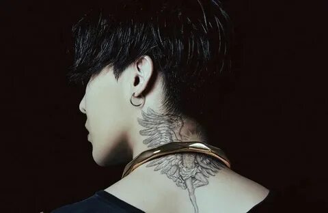 G-Dragon's awesome 'Arch Angel' neck tattoo! Big Bang Amino 