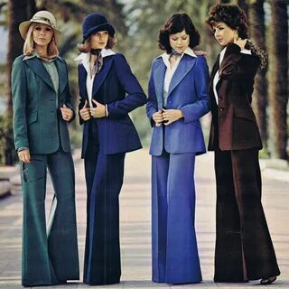 Polyester Trouser Suits 70s Scrap Book 70s fashion, 70s fash