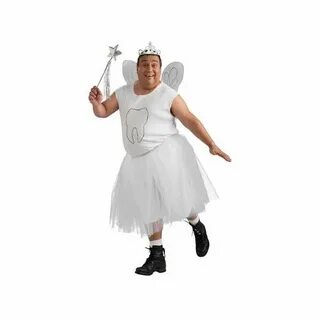 Adult White Fairy Party Halloween Costume Tooth Fairy Snow W