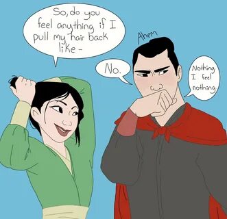 Mulan and Shang Cartoons love, Yandere girl, Movie memes