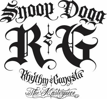 Snoop Dogg Rhythm & Gangsta The Masterpiece Tattoo fonts gen