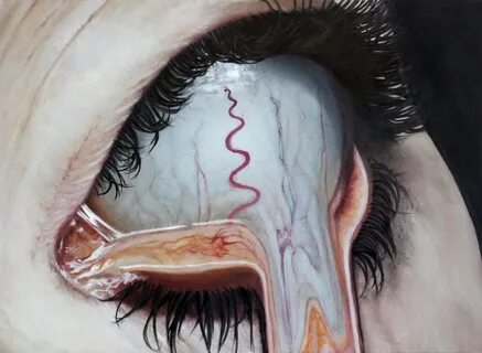 eyes, painting, drawing, creepy, melting, artwork 1280x938 W