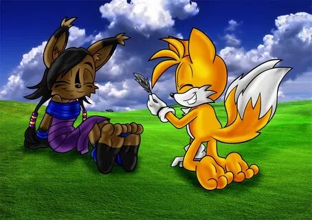 Tails...*giggles*...that tickles! by Shadz-The-Fox -- Fur Af