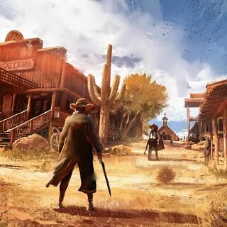 We meet at high noon. #art #artwork #illustration #concept #wildwest #artis...