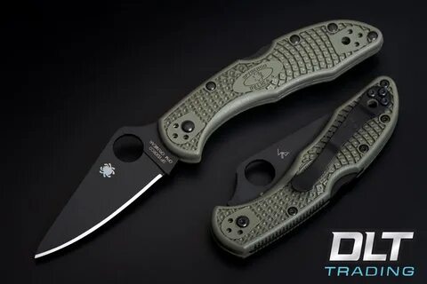 Нож Spyderco Delica 4 DLT Trading Exclusive, C11FPCWODBK Куп
