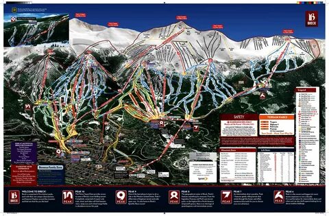 Breckenridge Ski Resort Breckenridge trail map, Breckenridge