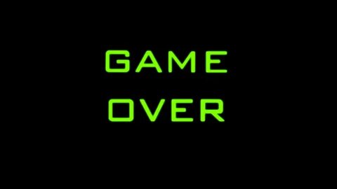 Game Over Sign