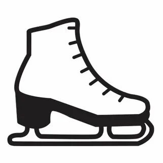 Ice Skate Svg Free - Young couple ice skating silhouette - T