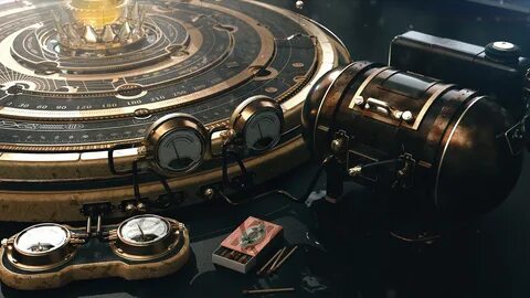 Steampunk Astrolabe Table with Ui on Behance