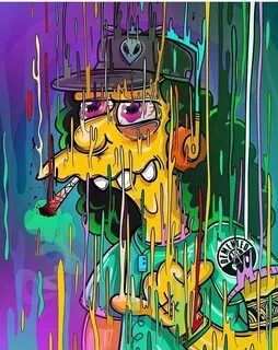 Simpson Psychedelic Wallpaper : Bart Simpson Trippy Wallpape