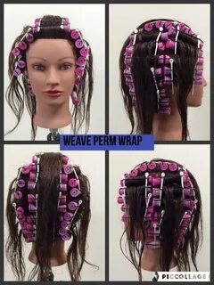 Weave perm wrap Hair styles, Permed hairstyles, Short curly 