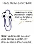 Clippy Always Got My Back It Looks Like You're Writing Unsub