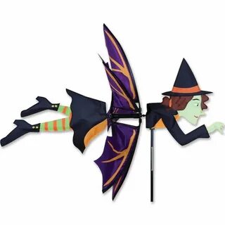 Flying Witch Kite designs, Wind spinners, Flying witch