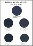 Top Picks: Benjamin Moore Navy’s Navy blue paint colors, Bed