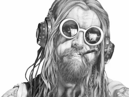 Rob Zombie by Mercedes Victoria on ARTwanted Rob zombie, Zom