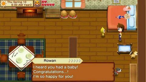 First Child Born ! Harvest Moon Seed of Memories - YouTube