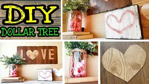 Dollar Tree Valentines DIY Rustic Decor