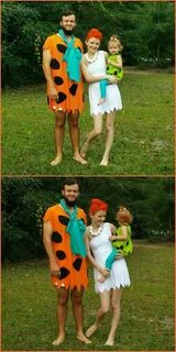 My DIY Flintstones Halloween costumes #halloweencoustumescou