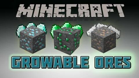 Minecraft 1.7.4 Mods Growable Ores Mod - Free Diamonds - You