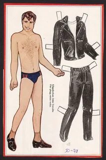 John Travolta Grease 1978 Scarce Vintage Paper Doll issued i