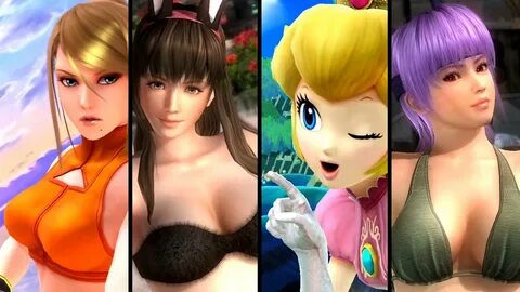 Super Smash Bros GIRLS COMPARISON vs Dead or Alive (Wii U) -