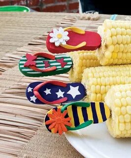 Take a look at this Charcoal Companion Flip-Flop Corn Holder