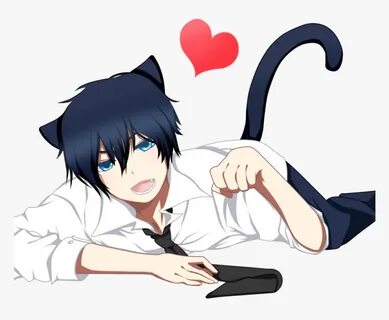 Neko Anime Cat Boy Cute, HD Png Download , Transparent Png I