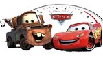 Download Cars Mater Pixar Mcqueen Lightning PNG Download Fre