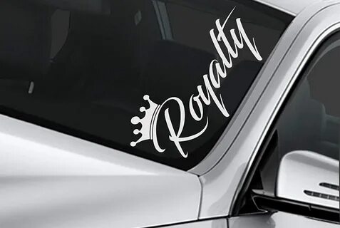 JDM Crown Royalty decals Car window stickers Multiple Colors