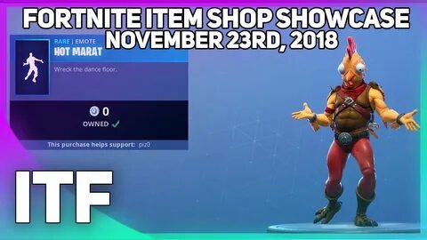 Fortnite Item Shop *NEW AND FREE* HOT MARAT EMOTE! November 